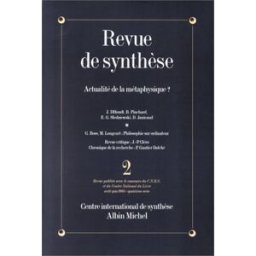 Revue de synthèse, n° 1-2 (1994). La classification des sciences collectif Albin Michel