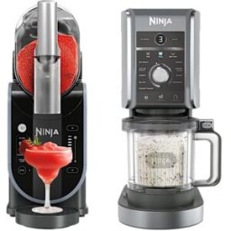 Pack Machine à glaces CREAMi Deluxe 10-en-1 et Machine à granités SLUSHi NC502EU par SharkNinja