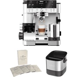 Pack Machine Espresso Ninja Luxe Café Premier avec solution détartrante et boite à marc ES601LOT par SharkNinja