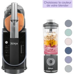 Pack Machine à granités Ninja SLUSHi + Blender portable Blast Max 700ml (couleur au choix) FS301EU par SharkNinja