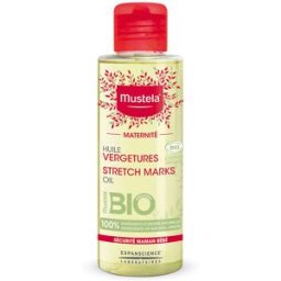 Mustela Huile Bio Maternité prévention vergetures 105 ml