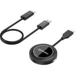 Manhattan 1080p Wireless HDMI-Präsentationsset mit HDMI-Empfänger und HDMI Sender-Dongle Set de transmission sans fil HDMI 30 m 5150 kHz, 5250 MHz 1920 x 1080