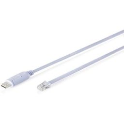USB 2.0, RJ45, USB Câble adaptateur [1x USB, USB 2.0, USB 2.0 type A mâle - 1x RJ45, RJ45 mâle] Digitus DA-70173 Cavo adattatore console USB-A 2.0
