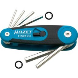 Hazet 2100/6KH 6 pans intérieurs Jeu de clés mâles coudées 6 pièces