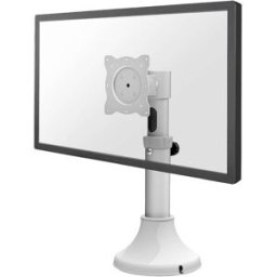 Neomounts FPMA-D025SILVER Support de table pour écran 25,4 cm (10) - 76,2 cm (30) réglable en hauteur, inclinable, rotatif argent