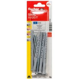 Fischer 544552 SXRL 8 x 120 T K NV Cheville à tige longue 120 mm 1 set