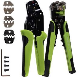 Quadrios 22T015 22T015 Set doutils de sertissage pour embouts de câble, pour cosses Faston, pour connecterus solaires 0.25 à 6 mm²