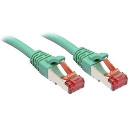 LINDY 47755 RJ45 Câble réseau, câble patch CAT 6 S/FTP 20.00 m vert contacts dorés 1 pc(s)