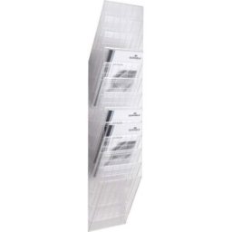 Durable FLEXXIBOXX 12 A4 1709763400 Porte-brochures transparent DIN A4 vertical Nombre de compartiments 12 N/A 1 set (l x H x P) 242 x 1115 x 135 mm