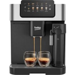 Beko Machine A Café Avec Broyeur - Ceg7304x - 1350 W - 19 Bars - Écran Tactile Couleur