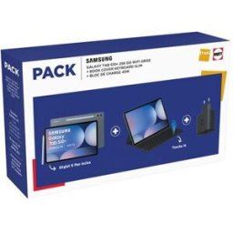 Pack Tablette Tactile Samsung Galaxy Tab S10+ 12,4 Wifi 256 Go Gris + Etui Clavier + Bloc De Charge