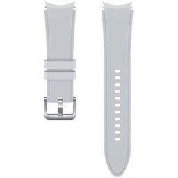 Cinturino Samsung Et-sfr89lsegeu Per Galaxy Watch 4 4 Classic Argento Fluoroelastomero Size S M