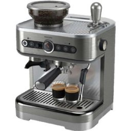 Cafetière Semi-automatique Philips Psa3218 Noir Acier Broyeur Intégré