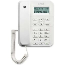Téléphone Fixe Filaire Motorola Ct202 Blanc