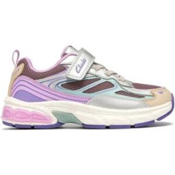 Clarks Shoes Baskets Sans Lacets Torridon Vibek Wide Lilac Combi EU 25 1/2 Garçon,Fille