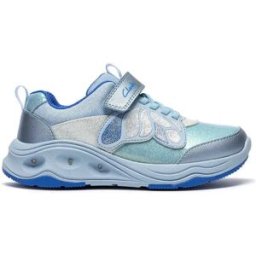 Clarks Shoes Baskets Sans Lacets Gleam Fly Wide Blue EU 24 Garçon,Fille