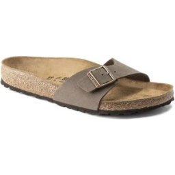 Birkenstock Sandales étroites Madrid Birko-flor Mocha EU 45 Homme,Femme