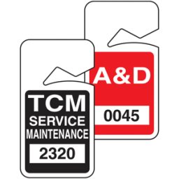 Badges à suspendre personnalisés avec numérotation