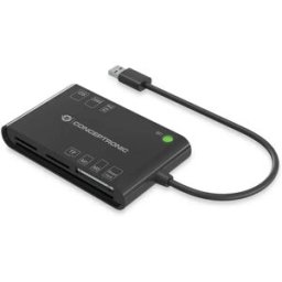 Conceptronic Lecteur De Carte Externe Usb 2.0 Dnie 3.0 Black One Size unisex