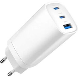 Gembird Chargeur Mural Usb-a Et Usb-c Ta-uc-pdqc65-01-w 65w Gan White One Size unisex