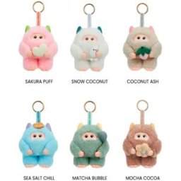 Dreame Mart Porte-clés En Peluche Giggle Monster Marshmallow Dreams Multicolor One Size unisex