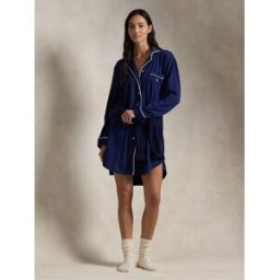 Polo Ralph Lauren Polo Ralph Lauren Polo Essentials Long Sleeve Sleepshirt bleu M (FR 42-44)