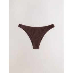 Next Bas de bikini Effet froissé Brun FR 38 (EU 36)