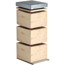 Ecoruche : Ruches Classiques en Bois Ruche Warré + Fond Happykeeper