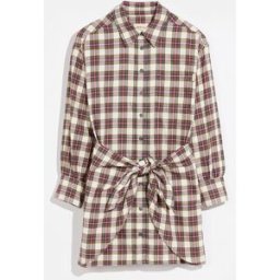 Bellerose - Robe 100% Coton Bio Violets tartan multicolore T.XS/14A