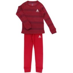 Odlo - Ensemble technique de sous-vêtements Active Warm Eco rouge T.14A/T.164CM
