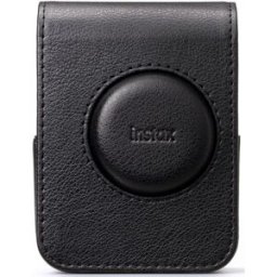 FUJI INSTAX Fujifilm Instax Mini EVO Housse en similicuir noir