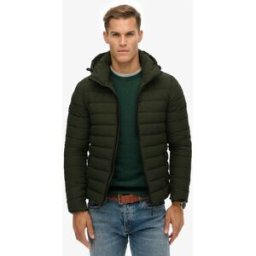 Superdry Homme Veste Fuji à Capuche Khaki Taille: M