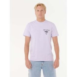 Rip Curl T-shirt à manches courtes Fade Out Icon Lavande glacée S Male