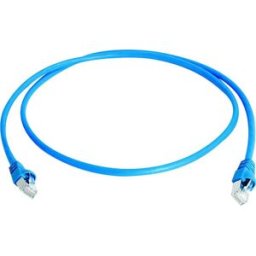 Telegärtner 100009128 RJ45 Câble réseau, câble patch CAT 6a S/FTP 25.00 m bleu ignifuge, sans halogène, certifié UL 1 pc(s)