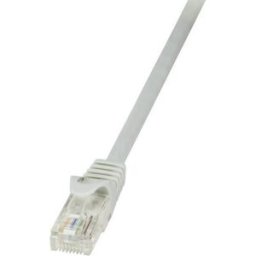 LogiLink CP1122U RJ45 Câble réseau, câble patch CAT 5e U/UTP 30.00 m gris 1 pc(s)