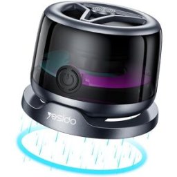 YONIS Mini Enceinte Bluetooth 5.3 Avec Support Téléphone Magnétique Et Lumière Rgb