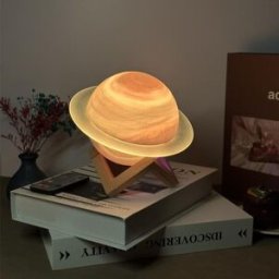 YONIS Enceinte Bluetooth Design Planète Avec Lumières Rgb Et Son 3d