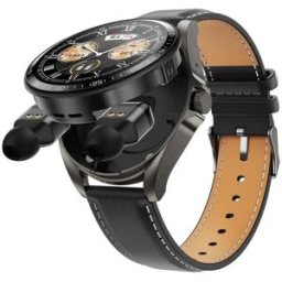 YONIS Montre Connectée 2 En 1 Avec Écouteurs Bluetooth Appels Nfc Étanchéité Ip67