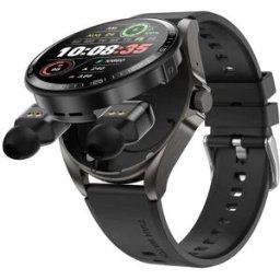 YONIS Montre Connectée 2 En 1 Avec Écouteurs Bluetooth Appels Nfc Étanchéité Ip67