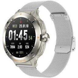 YONIS Montre Connectée 2 En 1 Avec Écouteurs Bluetooth Appels Nfc Santé