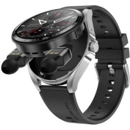 YONIS Montre Connectée 2 En 1 Avec Écouteurs Bluetooth Appels Nfc Étanchéité Ip67