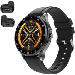 YONIS Montre Connectée Sport Étanche Ip67 Écouteurs Bluetooth Intégrés Écran Amoled