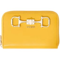 Portefeuille Guess Janie Medium Femme Jaune Taille unique