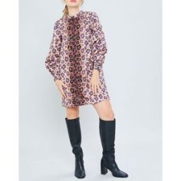 Manoush - Robe Panther léopard marron 34