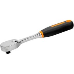 Bahco Clé à Cliquet 3/8´´ Reversible Pear Head With 80 Teeth And A 4.5° Action Angle 205 Mm Multicolor One Size