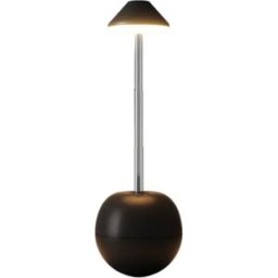 INF Lampe de table rechargeable oscillante avec éclairage RGB, télécommande et hauteur réglable Le noir