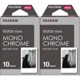 FUJI INSTAX Fujifilm Instax Mini Film monochrome, paquet de 2