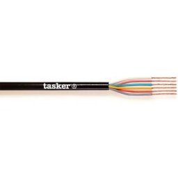 Tasker Câble De Données ² 6x0.25 Mm 10 M Black One Size unisex