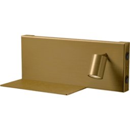 Applique murale avec tablette en métal bronze Jay R - Panzeri