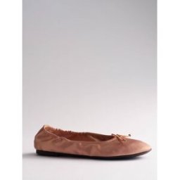 The Set Ballerines The Set en satin à bout rond avec naud Rose EU 38 (UK 5)